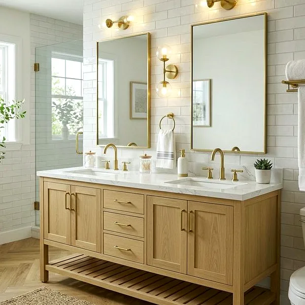 Custom bathroom vanity cabinetry in Bonney Lake WA
