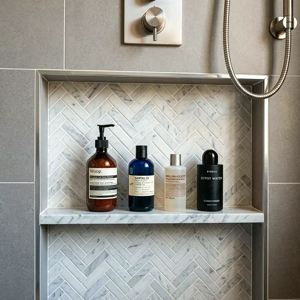 Quartz and Natural Marble Countertop Slab Samples