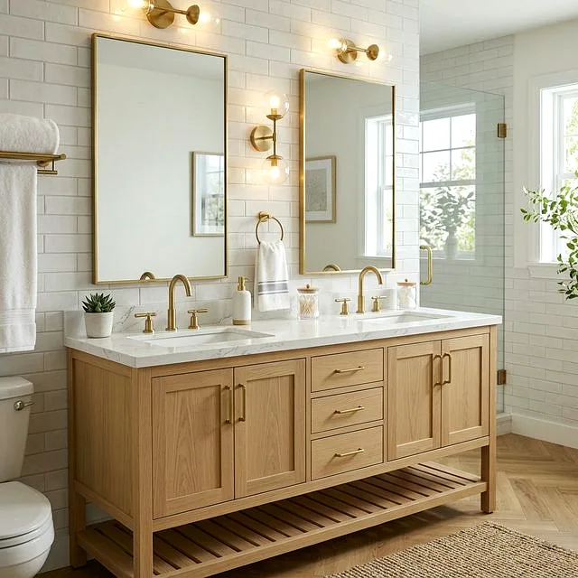 Custom bathroom vanity cabinetry in Edgewood WA
