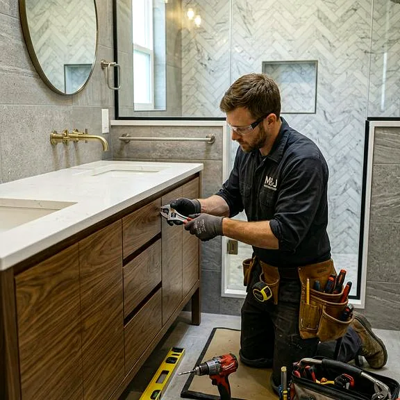 Bathtub Floor Framing and Plumbing Installation Prep