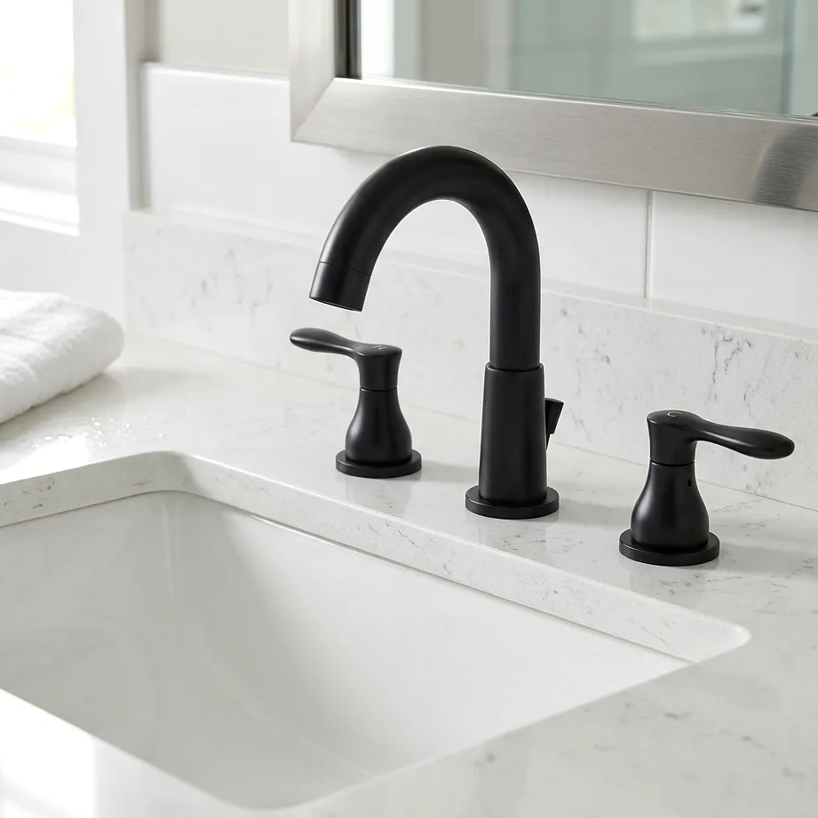 Ceramic Undermount Sink Styles and Brass Faucet Finishes