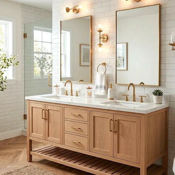Custom bathroom vanity cabinetry in Tacoma WA